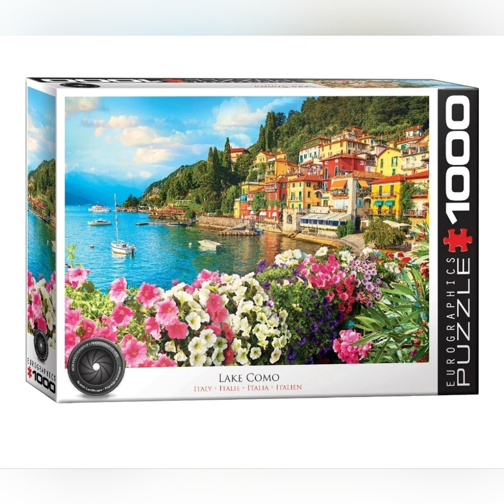 NWT Eurographics Lake Como 1000-Piece Puzzle